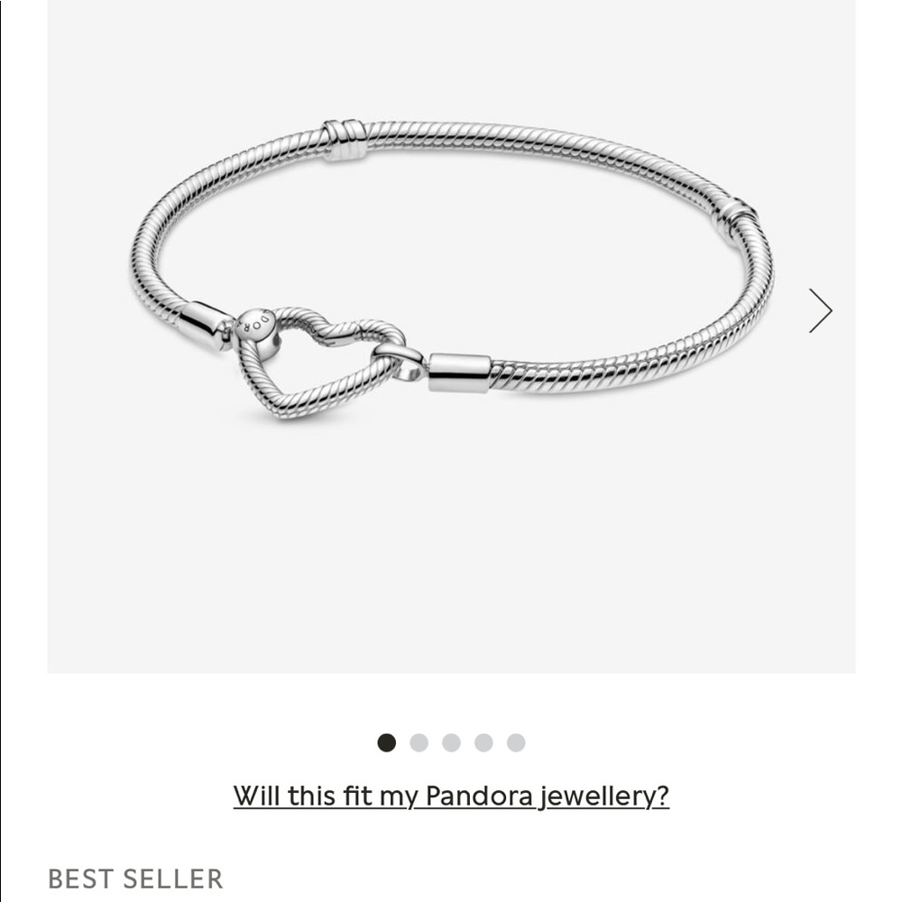 Pandora heart bracelet